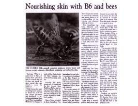 Nourishing skin with B6 and bees